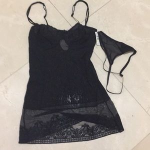 Blush Sexy black lace lingerie